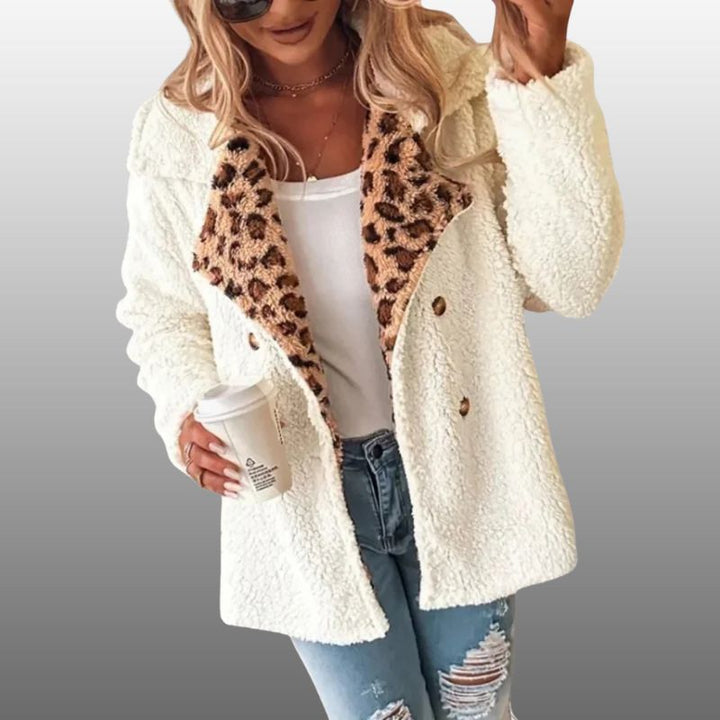 Lori | Cozy Leopard Teddy Coat