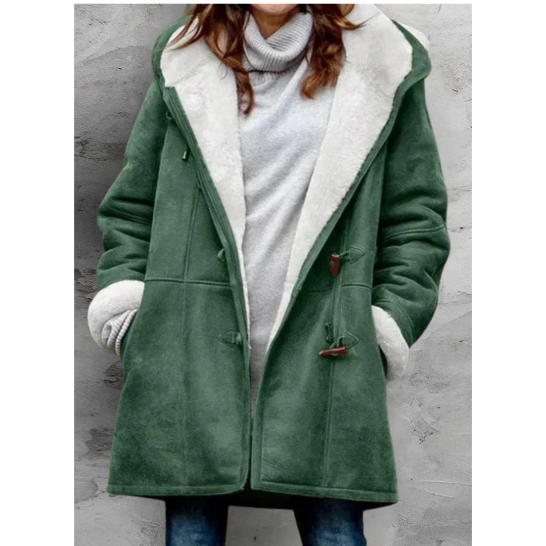 SALMA™ | Cashmere Hooded Winter Coat