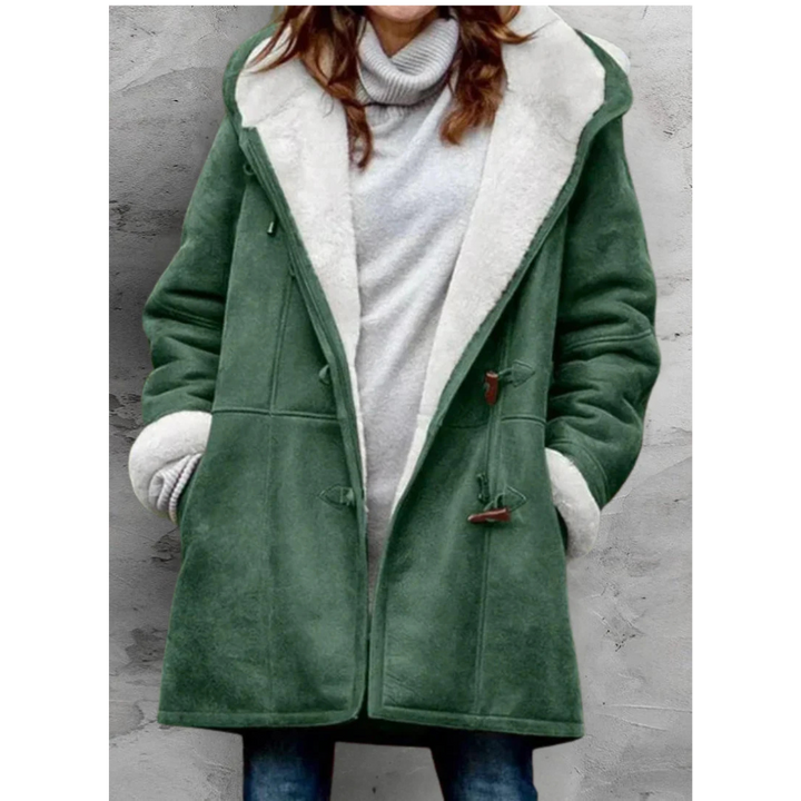 SALMA™ | Cashmere Hooded Winter Coat