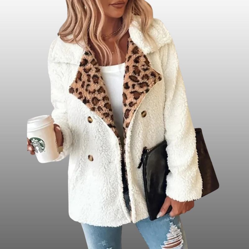 Lori | Cozy Leopard Teddy Coat