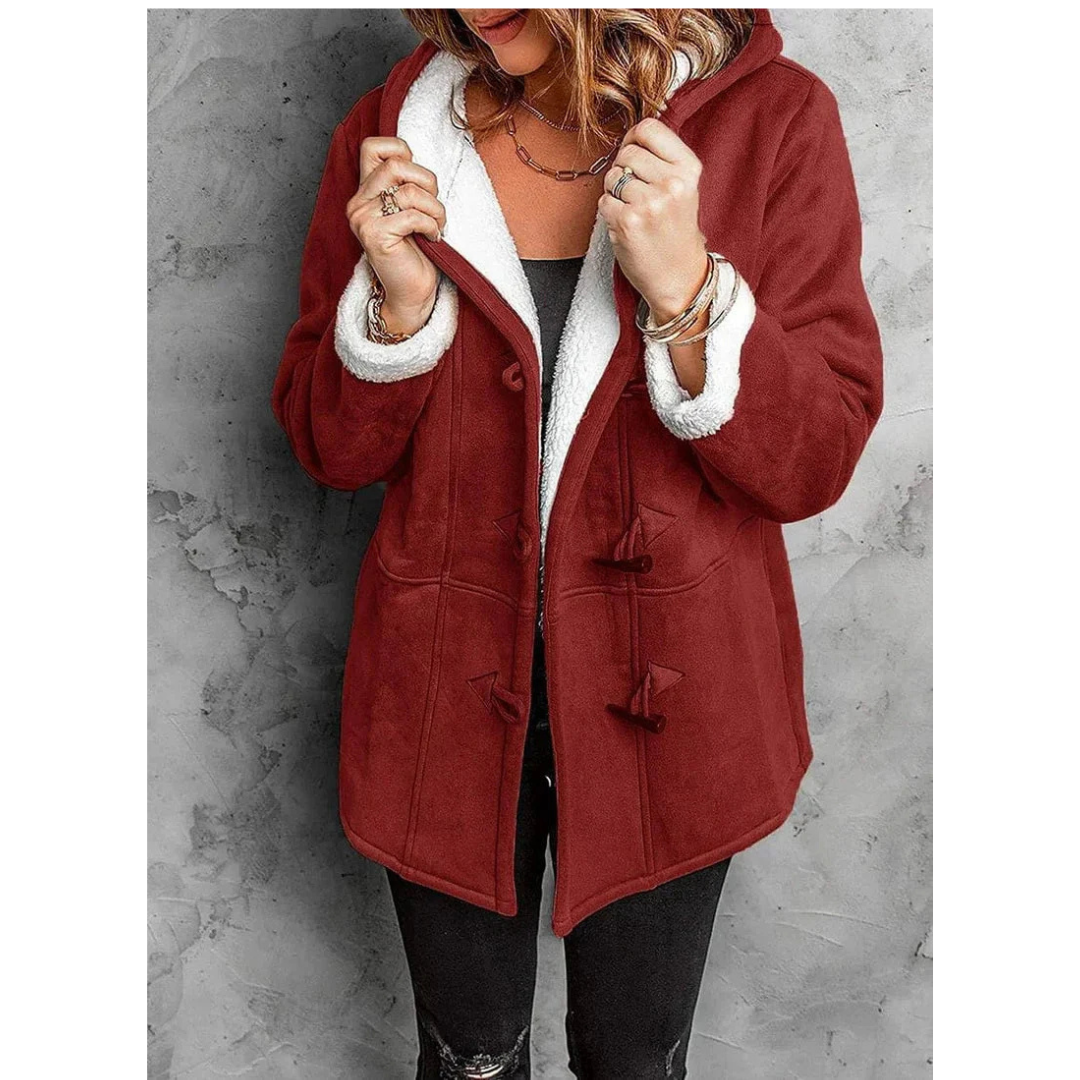 SALMA™ | Cashmere Hooded Winter Coat