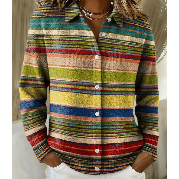 AVELYN | Women’s Festive Checkered Blouse