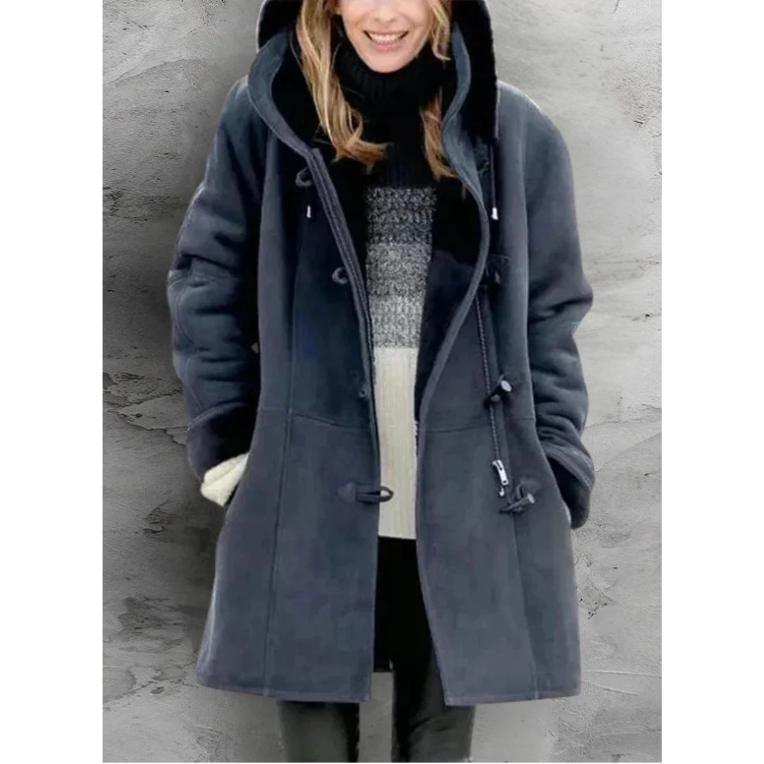 SALMA™ | Cashmere Hooded Winter Coat