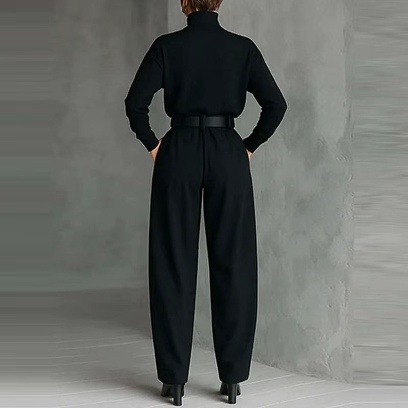 JULIET | Turtleneck & Straight Leg Pants Set