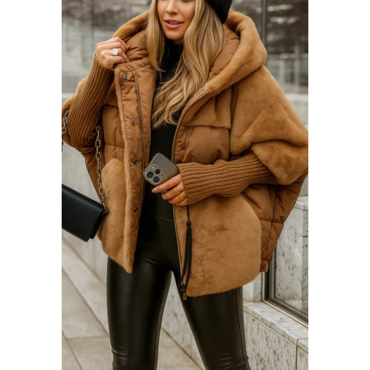 Serena | Quilted Hooded Winter Coat