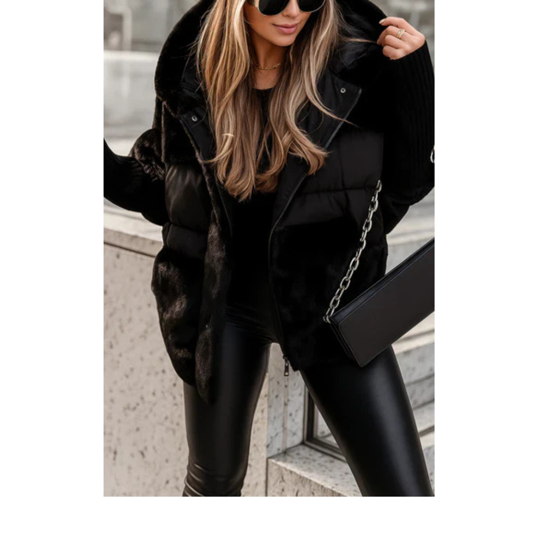 Serena | Quilted Hooded Winter Coat