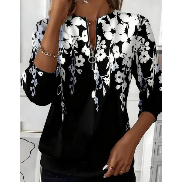 Floral Breeze™ |Casual Printed Pullover