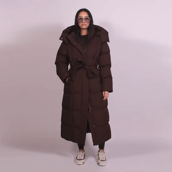 EVALON |Belted Winter Coat