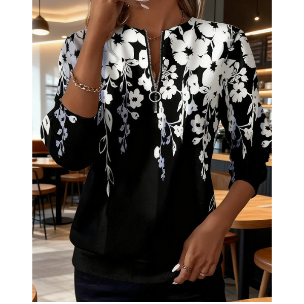 Floral Breeze™ |Casual Printed Pullover