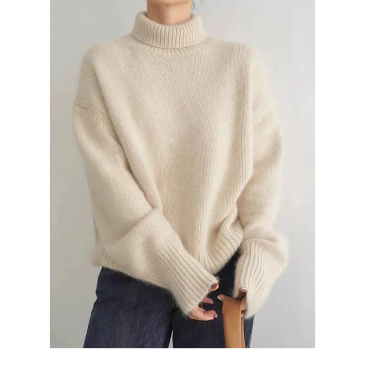 Lisa |  Cashmere High Neck Sweater