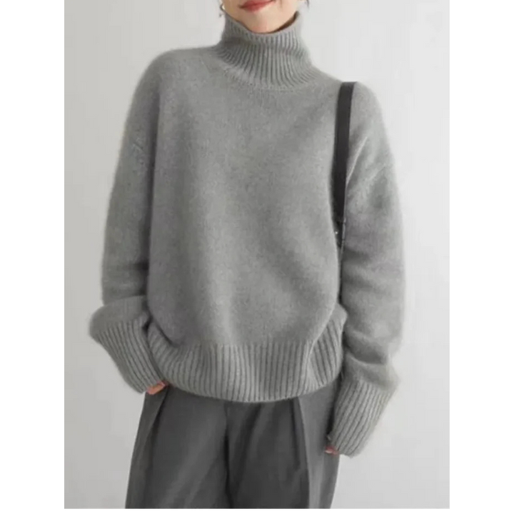 Lisa |  Cashmere High Neck Sweater