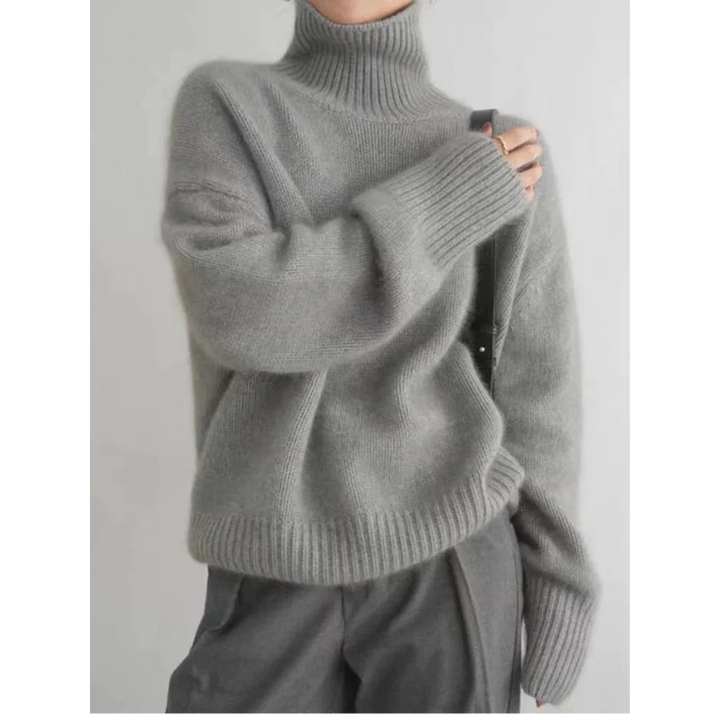 Lisa |  Cashmere High Neck Sweater