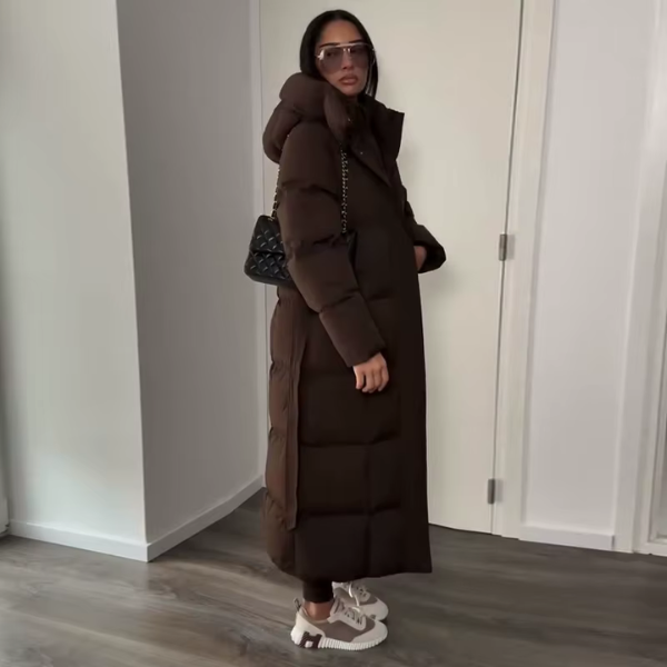 EVALON |Belted Winter Coat