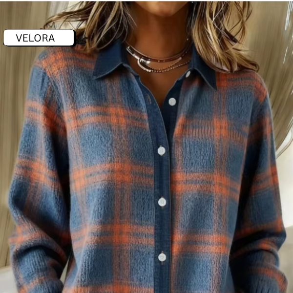 VELORA | Cozy Long Sleeve Cardigan