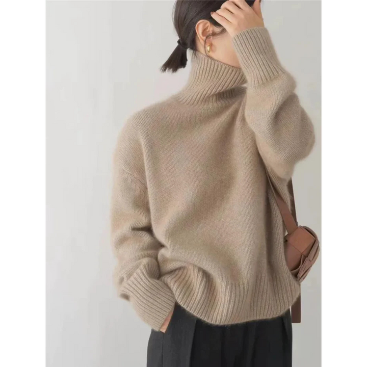 Lisa |  Cashmere High Neck Sweater