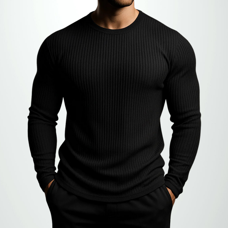 Hefner Rib-Knit Sweater