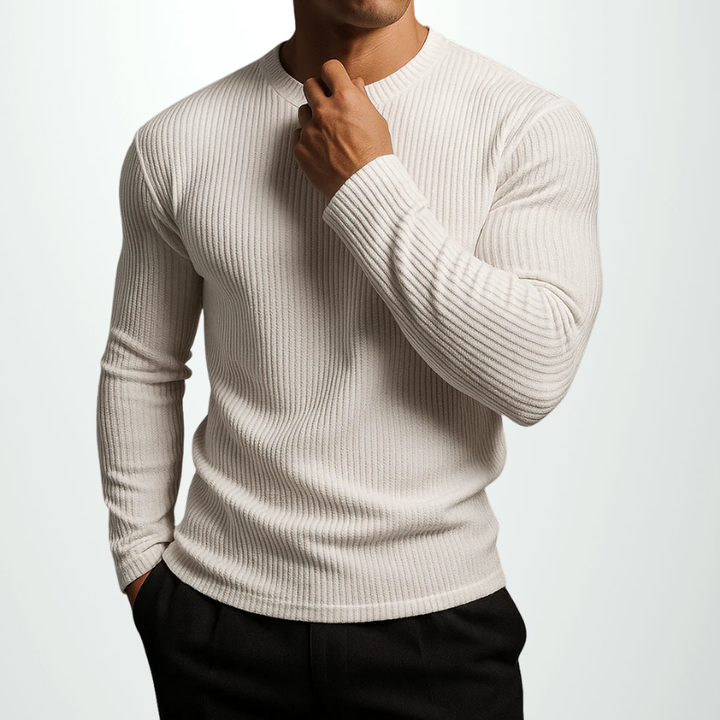 Hefner Rib-Knit Sweater