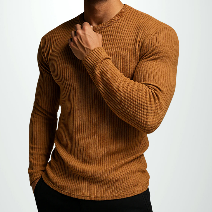 Hefner Rib-Knit Sweater