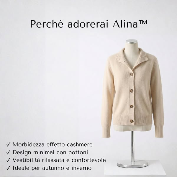 SELUNE™ | Soft Wool and Cashmere Cardigan