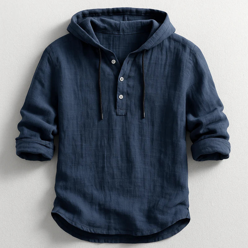 Peter | Modern Cotton Hooded Pullover