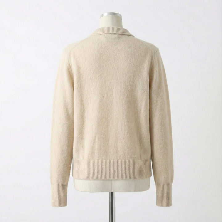 SELUNE™ | Soft Wool and Cashmere Cardigan