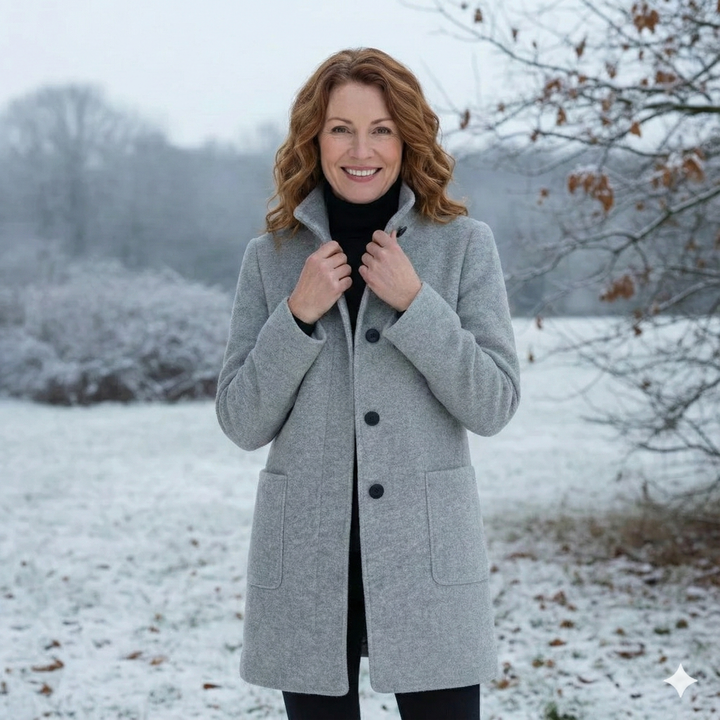 KRYON™ | Timeless Wool Wrap Coat