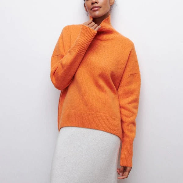 SERENE | ULTRA- SOFT OVERSIZED TURTLENECK SWEATER