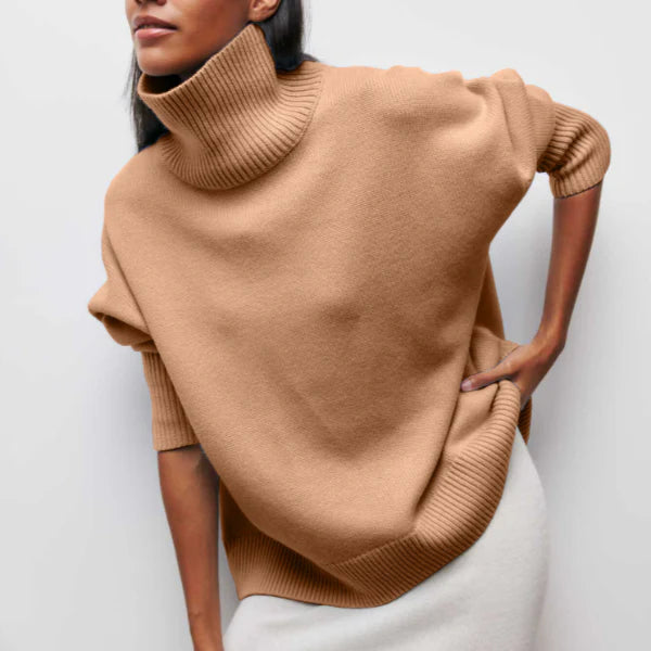 SERENE | ULTRA- SOFT OVERSIZED TURTLENECK SWEATER