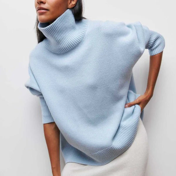 SERENE | ULTRA- SOFT OVERSIZED TURTLENECK SWEATER