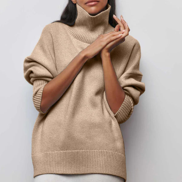 SERENE | ULTRA- SOFT OVERSIZED TURTLENECK SWEATER