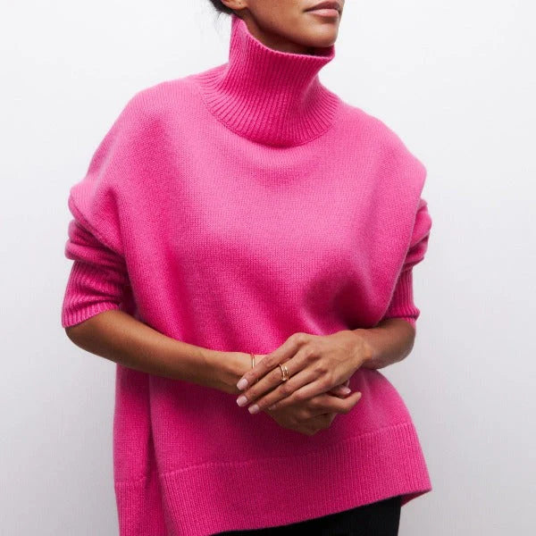 SERENE | ULTRA- SOFT OVERSIZED TURTLENECK SWEATER