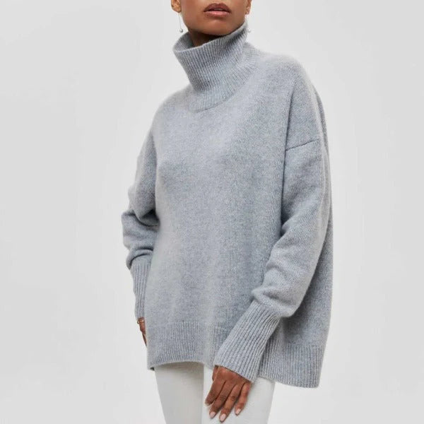 SERENE | ULTRA- SOFT OVERSIZED TURTLENECK SWEATER