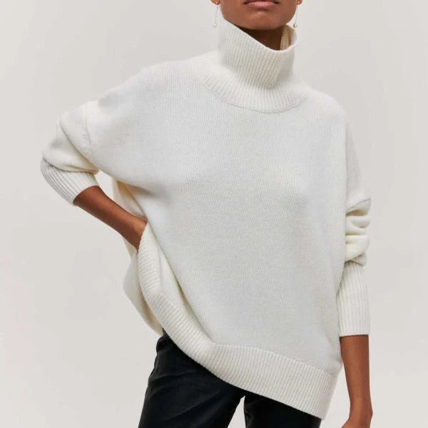 SERENE | ULTRA- SOFT OVERSIZED TURTLENECK SWEATER