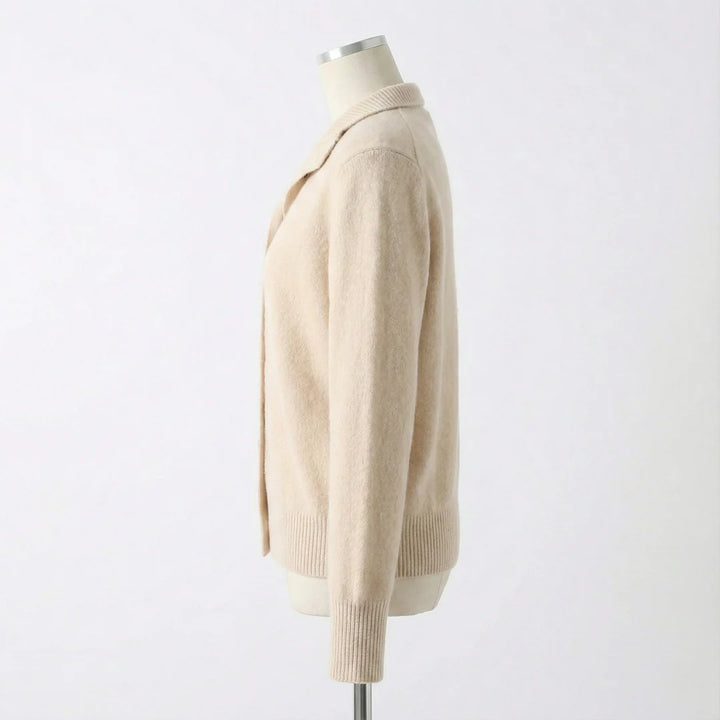 SELUNE™ | Soft Wool and Cashmere Cardigan